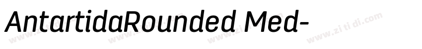 AntartidaRounded Med字体转换